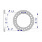 AFAM aluminium rear sprocket 520 pitch for HUSQVARNA CR 125, CR 240, WR 125, WR 240, WR 400 1978-1989