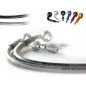 Speedbrakes Aviation Clutch Hose Carbon/Black Banjo TECNIUM para KTM EXC 125, EXC 200, EXC 250, EXC 400, EXC 450 de 1998 a 2011