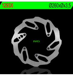 Disco de freno NG BRAKES ondulado fijo para BETA RR 125, RR 200, RR 250, RR 300, RR 350 de 2011 - 1293X