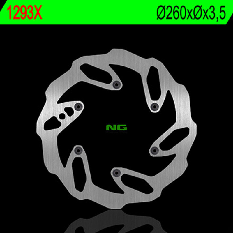 Disco de freno NG BRAKES ondulado fijo para BETA RR 125, RR 200, RR 250, RR 300, RR 350 de 2011 - 1293X
