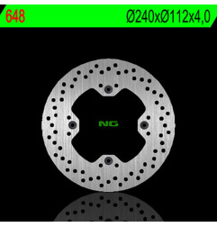 Disque de frein NG BRAKES rond fixe pour HUSQVARNA TC 450 de 2008 à 2010