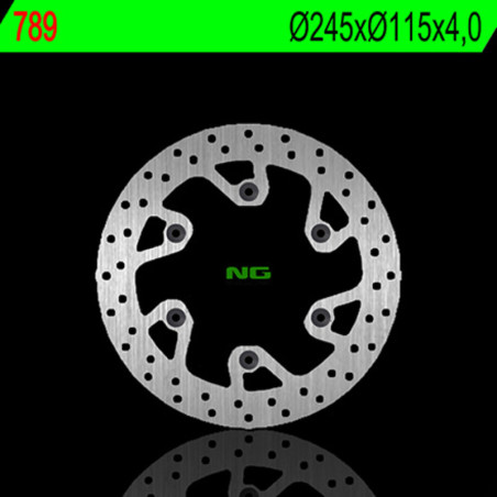 Disco de freno NG BRAKES redondo fijo para YAMAHA WRF 250, YZ 250, YZF 250 y FANTIC XE 125, XEF 250, XEF 450 de 2002 a 2026