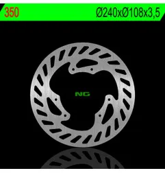 NG BRAKES Round Fixed Brake Disc for GAS GAS EC 50 ROOKIE, SM 50 and YAMAHA DT 50 2001-2008