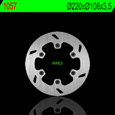NG BRAKES Round Fixed Brake Disc for GAS GAS EC 125, EC 200, EC 250, EC 300, ECF 250 and FANTIC CABALLERO 125 1995-2020