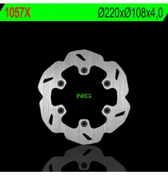 NG BRAKES Wave Fixed Brake Disc for GAS GAS EC 125, EC 200, EC 250, EC 300, ECF 250 and FANTIC CABALLERO 125 1995-2020
