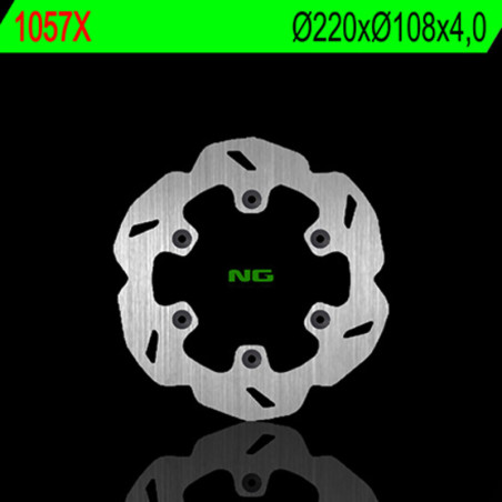 Disco de freno NG BRAKES ondulado fijo para GAS GAS EC 125, EC 200, EC 250, EC 300, ECF 250 y FANTIC CABALLERO 125