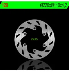 NG BRAKES Round Fixed Brake Disc for GAS GAS EC 250, MC 125, MCF 250, MCF 450 and HUSABERG FC 550, FE 400, FE 450 IE, FE 550