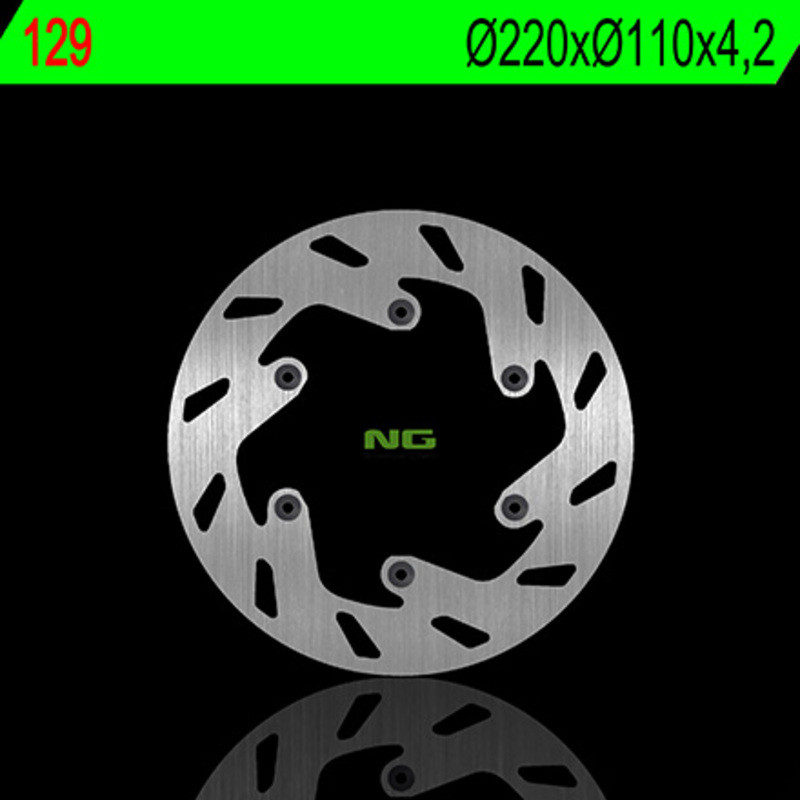 Disco de freno NG BRAKES redondo fijo para GAS GAS EC 250, MC 125, MCF 250, MCF 450 y HUSABERG FC 550, FE 400, FE 450 IE, FE 550