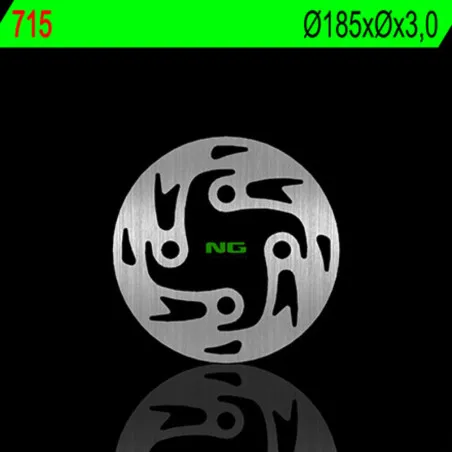 NG BRAKES Round Fixed Brake Disc for GAS GAS TXT 125, TXT 250, TXT 250 GP, TXT 280, TXT 300 GP 2001-2023 - 715
