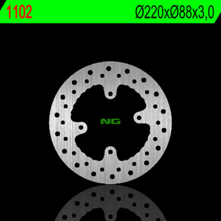 Disco de freno NG BRAKES redondo fijo para HONDA CR 80, CR 85, CRF 125, CRF 150 de 1996 a 2027