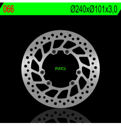 Disque de frein NG BRAKES rond fixe pour HM CRE 250 F, CRE 250 X, CRE 450, CREF 250, CREF 450 et HONDA CR 125, CR 250