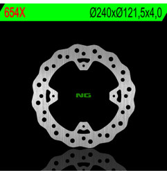 NG BRAKES Wave Fixed Brake Disc for HM CRE 250 F, CRE 250 X, CRE 450, CREF 450, MOTARD 450 and HONDA CR 125, CR 250, CRF 250