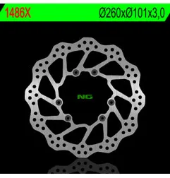 Disque de frein NG BRAKES pétale fixe pour HONDA CRF 250, CRF 250 RX ENDURO, CRF 450, CRF 450 RX ENDURO, CRF 450 X