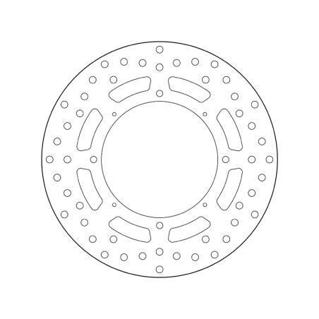 Disco de freno BREMBO Serie Oro redondo fijo para HONDA CR 500, XR 250, XR 400, XR 600, XR 650 de 1984 a 2007