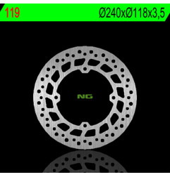 NG BRAKES Round Fixed Brake Disc for HONDA CRM 50, NX 250, XL 125, XR 250, XR 400 1988-2003