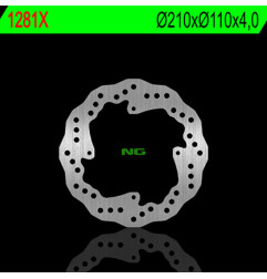 Disque de frein NG BRAKES pétale fixe pour KTM FREERIDE 250 F, SX 85 de 2011 à 2020
