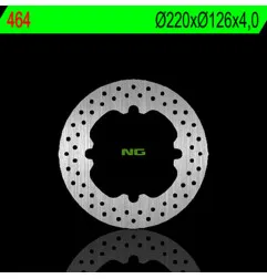 Disque de frein NG BRAKES rond fixe pour HUSQVARNA SM 610, SMR 510, TC 450, TE 610, WR 250 de 1998 à 2010
