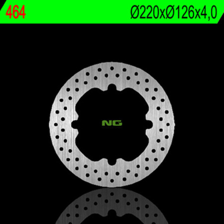Disco de freno NG BRAKES redondo fijo para HUSQVARNA SM 610, SMR 510, TC 450, TE 610, WR 250 de 1998 a 2010