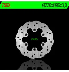 Disque de frein NG BRAKES pétale fixe pour KAWASAKI KX 100, KX 112, KX 80, KX 85, KX 85 L de 1983 à 2027