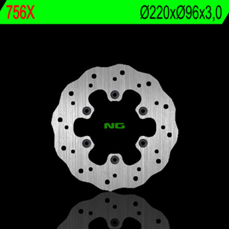 Disco de freno NG BRAKES ondulado fijo para KAWASAKI KX 100, KX 112, KX 80, KX 85, KX 85 L de 1983 a 2027