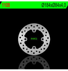 Disque de frein NG BRAKES rond fixe pour KAWASAKI KX 80 de 1983 à 2000
