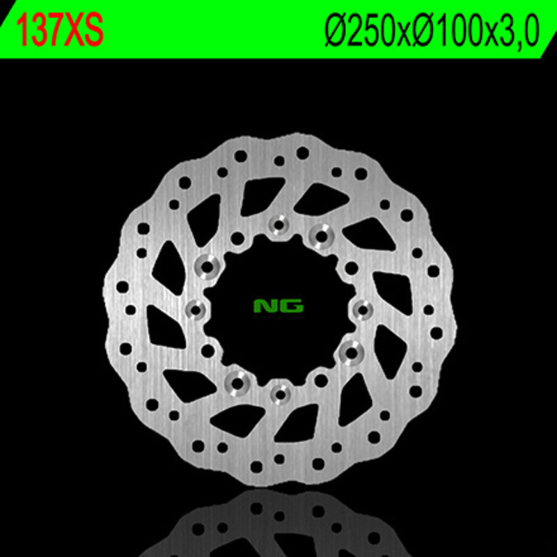 NG BRAKES Bremsscheibe Wave starr für KAWASAKI KDX 125 SR, KDX 200, KX 125, KX 250, KX 500 und SUZUKI RMZ 250 1987-2006