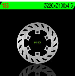 Disco de freno NG BRAKES redondo fijo para KAWASAKI KDX 200, KLX 300, KX 125, KX 250, KX 500 de 1988 a 2006