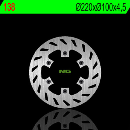 NG BRAKES Bremsscheibe rund starr für KAWASAKI KDX 200, KLX 300, KX 125, KX 250, KX 500 1988-2006