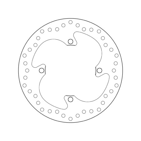 Disco de freno BREMBO Serie Oro redondo fijo para KAWASAKI KLX 450, KX 125, KX 250, KXF 250, KXF 450 y SUZUKI RMZ 250