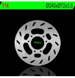 Disque de frein NG BRAKES rond fixe pour BETA RRT 50, RRT 50 MOTARD et KTM SX 50, SX 50 MINI ADVENTURE de 1999 à 2012