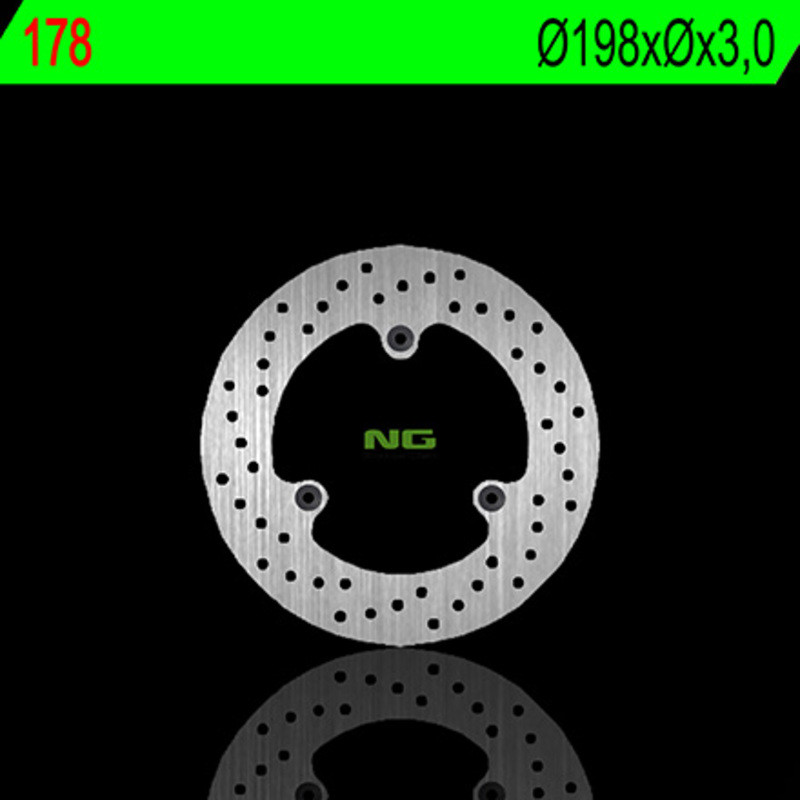 Disque de frein NG BRAKES rond fixe pour KTM SX 60 de 1999 à 2000