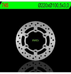 NG BRAKES Round Fixed Brake Disc for SUZUKI RM 85 and YAMAHA YZ 80 1993-2023