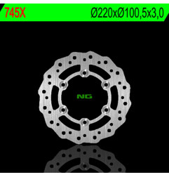 Disco de freno NG BRAKES ondulado fijo para SUZUKI RM 85 y YAMAHA YZ 80 de 1993 a 2023