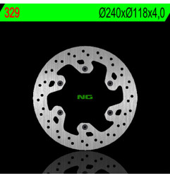 NG BRAKES Round Fixed Brake Disc for SUZUKI DR-Z 400 SM, RM 125, RM 250 1976-2017