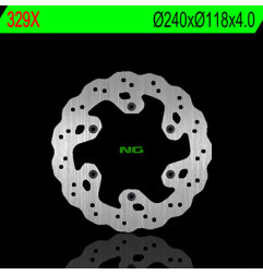 NG BRAKES Wave Fixed Brake Disc for SUZUKI DR-Z 400 SM, RM 125, RM 250 1976-2017