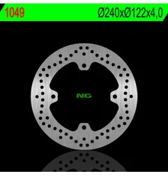 Disque de frein NG BRAKES rond fixe pour SUZUKI RMZ 250, RMZ 450 de 2005 à 2027