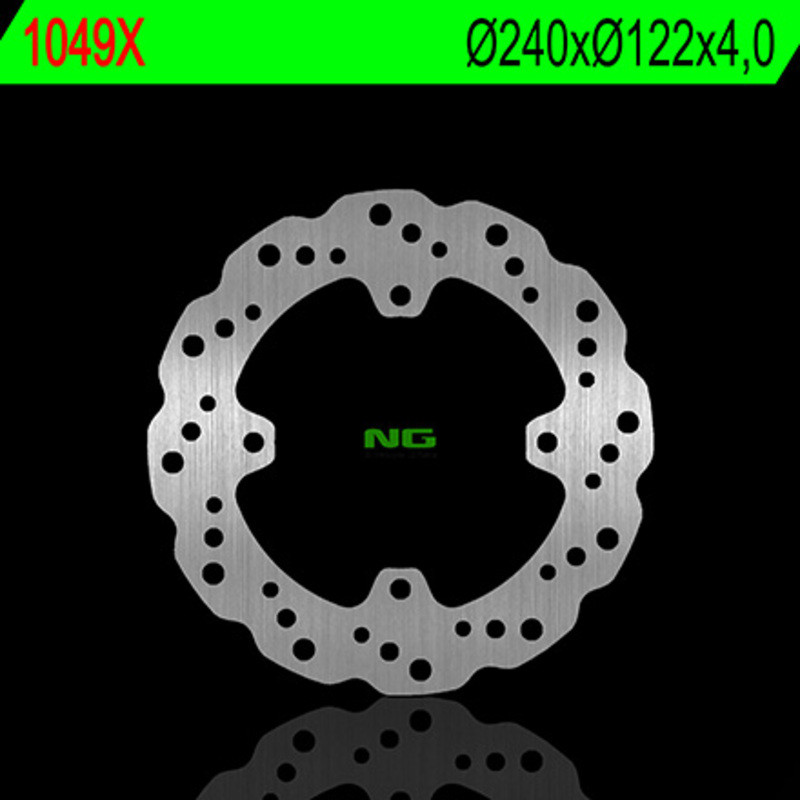 Disque de frein NG BRAKES pétale fixe pour SUZUKI RMZ 250, RMZ 450 de 2005 à 2027