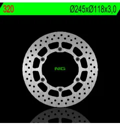 Disque de frein NG BRAKES rond fixe pour YAMAHA WR 250, WRF 400, YZ 125, YZ 250, YZF 400 de 1990 à 2000