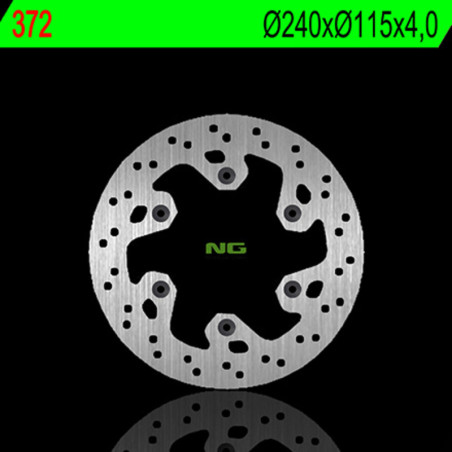 Disco de freno NG BRAKES redondo fijo para YAMAHA WR 125, WRF 400, YZ 125, YZ 250, YZF 426 de 1997 a 2002