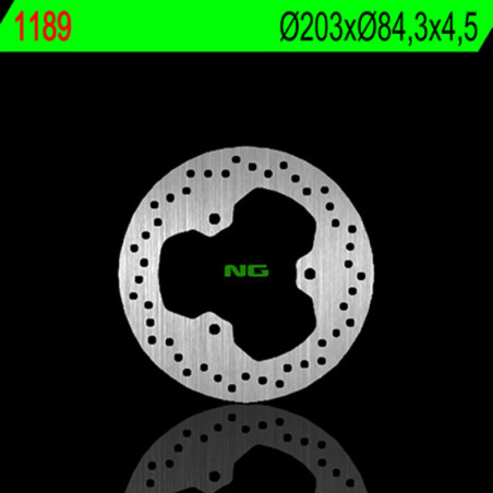 Disque de frein NG BRAKES rond fixe pour YAMAHA XG 250 TRICKER de 2005