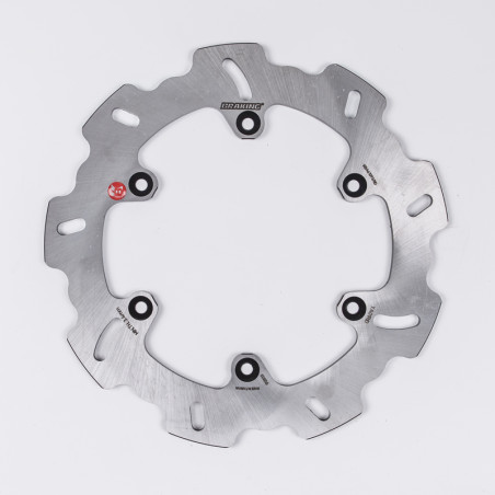 BRAKING Wave starr Bremsscheibe für YAMAHA DT 125, TT 600, WR 200, YZ 125, YZ 250 und TM RACING GS 125, MC 125 1985-2005