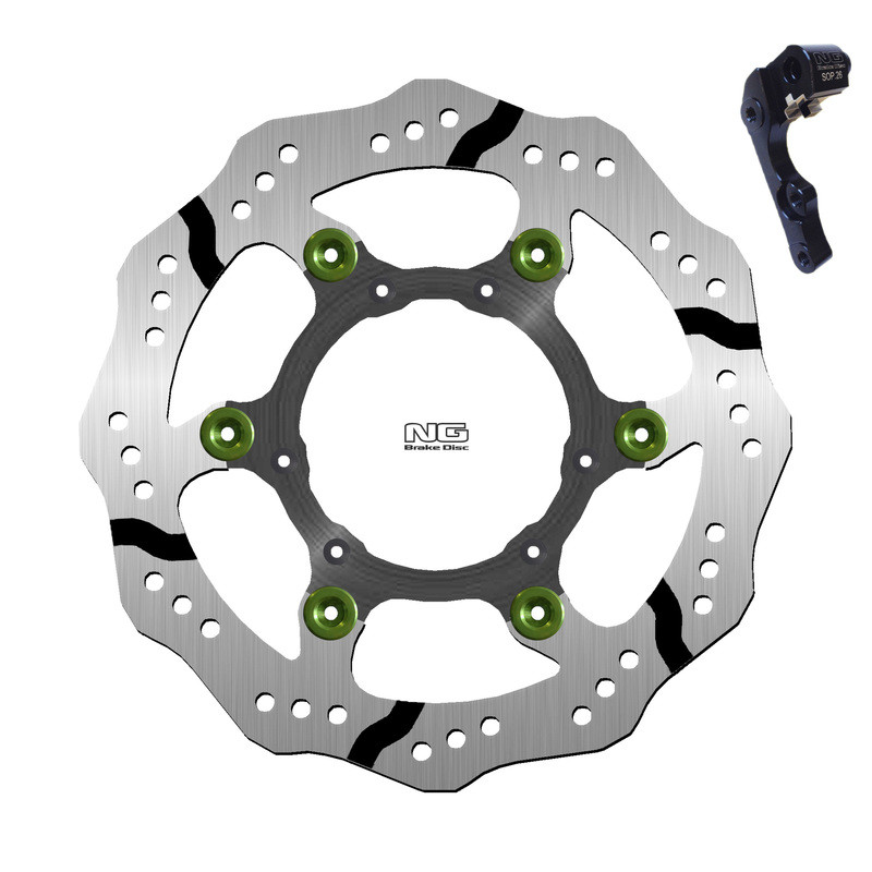 Disque de frein NG BRAKES pétale flottant pour HONDA CRF 250, CRF 250 X, CRF 450, CRF 450 RX ENDURO, CRF 450 X de 2004 à 2025