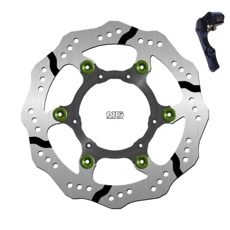 Disque de frein NG BRAKES pétale flottant pour HONDA CRF 250, CRF 250 X, CRF 450, CRF 450 RX ENDURO, CRF 450 X de 2004 à 2025