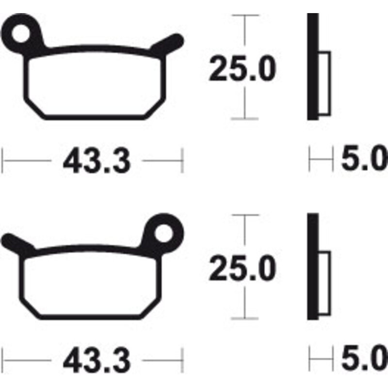 TECNIUM Racing MX/ATV Sintermetall Bremsbeläge für KTM SX 50, SX 50 MINI, HUSQVARNA TC 50, TC 50 MINI und GAS GAS MC 50, MCE 5 TECNIUM Racing MX/ATV Sintermetall Bremsbeläge für KTM SX 50, SX 50 MINI, HUSQVARNA TC 50, TC 50 MINI und GAS GAS MC 50, MCE 5
