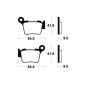 TECNIUM MX/ATV Sintermetall Bremsbeläge für GAS GAS EC 250, EC 300, HUSABERG FE 450 IE, TE 250 und HUSQVARNA CR 125 2006-2025