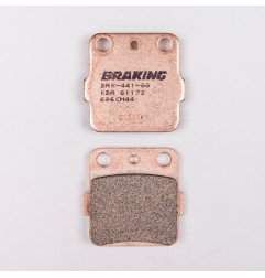 Plaquettes de frein BRAKING Off-Road/Quad métal fritté pour KAWASAKI KX 100, KX 65 et HONDA CRF 150, TRX 300 EX SPORTRAX 2WD