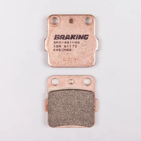 BRAKING Off-Road/ATV Sintered Metal Brake pads para KAWASAKI KX 100, KX 65 y HONDA CRF 150, TRX 300 EX SPORTRAX 2WD