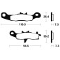 Pastillas de freno TECNIUM Sinterizadas para KAWASAKI KX 100, KX 80, KX 85, KX 85 L y SUZUKI RM 100, RM 85 de 1997 a 2027 Pastillas de freno TECNIUM Sinterizadas para KAWASAKI KX 100, KX 80, KX 85, KX 85 L y SUZUKI RM 100, RM 85 de 1997 a 2027
