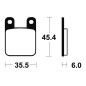 TECNIUM MX/ATV Sintermetall Bremsbeläge für GAS GAS PAMPERA 125, PAMPERA 250 und KTM SX 60, SX 65 1996-2005 TECNIUM MX/ATV Sintermetall Bremsbeläge für GAS GAS PAMPERA 125, PAMPERA 250 und KTM SX 60, SX 65 1996-2005