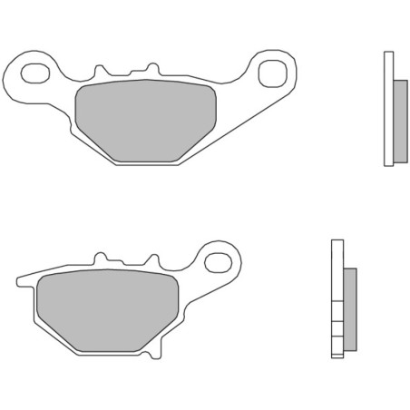 Plaquettes de frein BREMBO Off-Road métal fritté pour SUZUKI RM 85 de 2005 à 2023